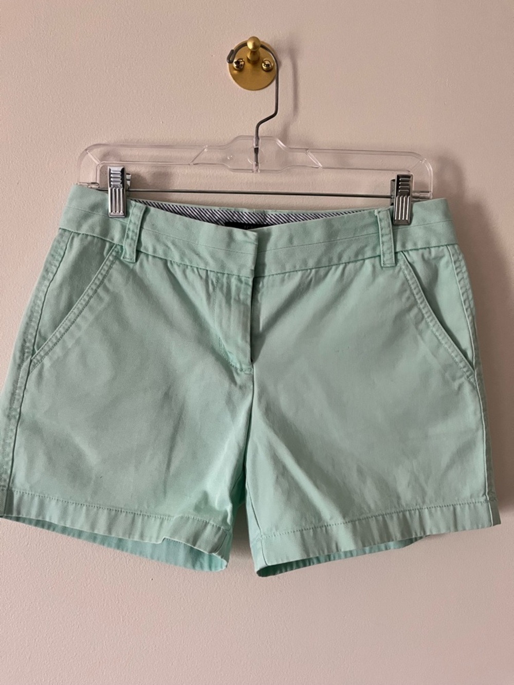 J. Crew Chino Mint Green Casual Preppy Shorts 100% Cotton